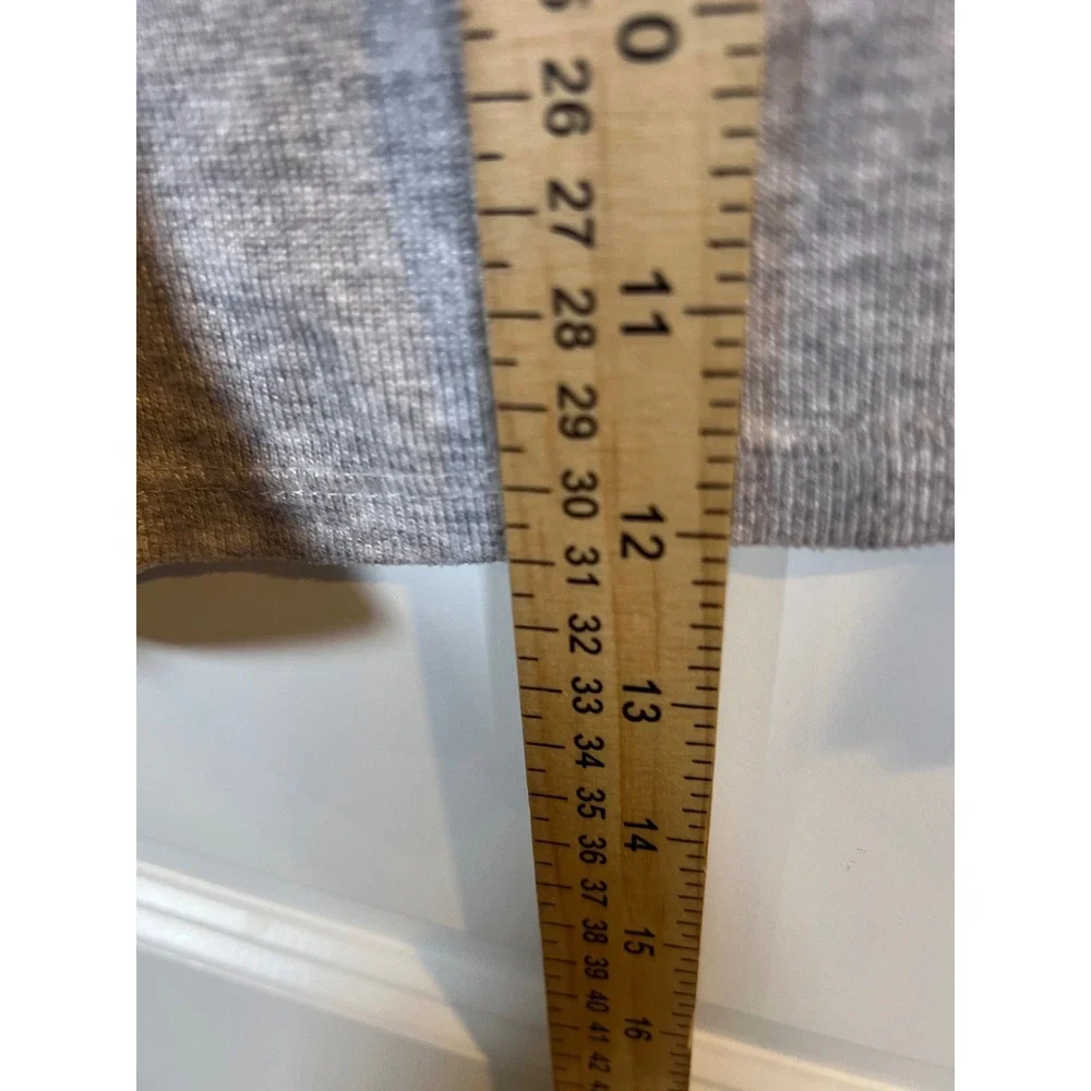 C&C California Womens Lounge Shorts‎ Heathered Drawstring Gray Large